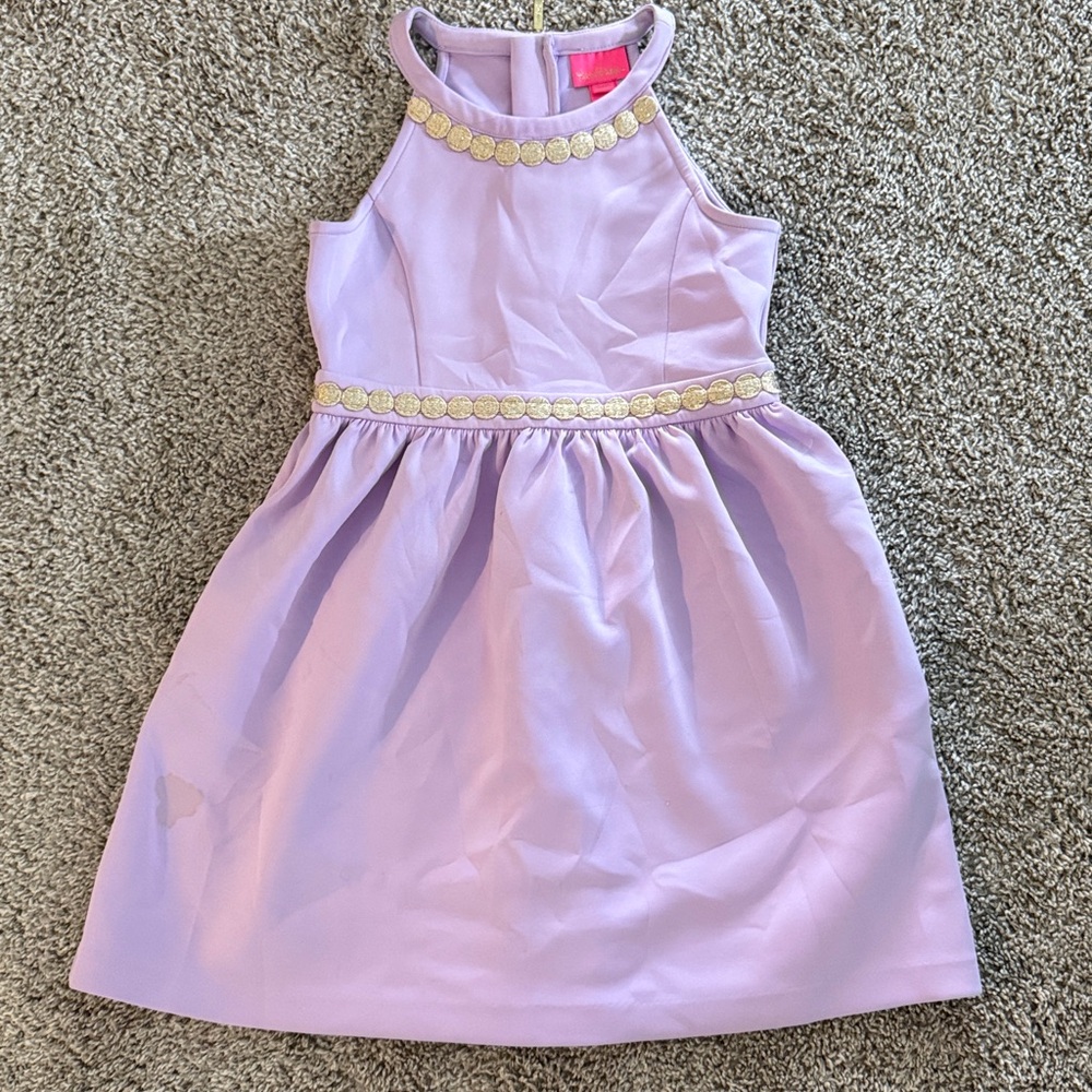 Purple Lilly Pulitzer Halter Dress